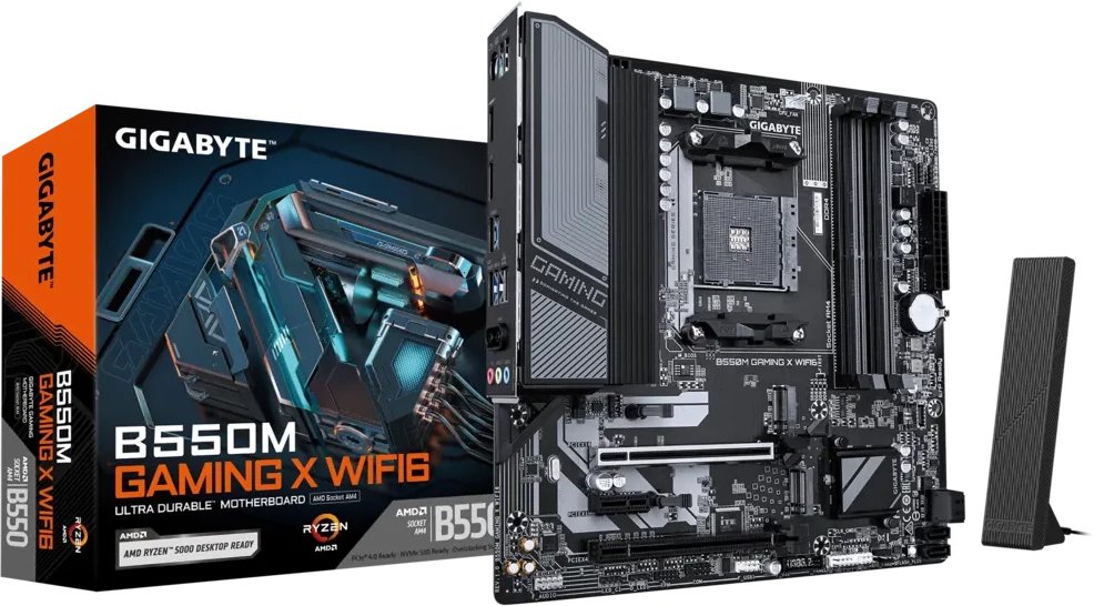 Pllakë amë GIGABYTE B550M Gaming X WiFi6, AMD Ryzen, DDR4 128GB