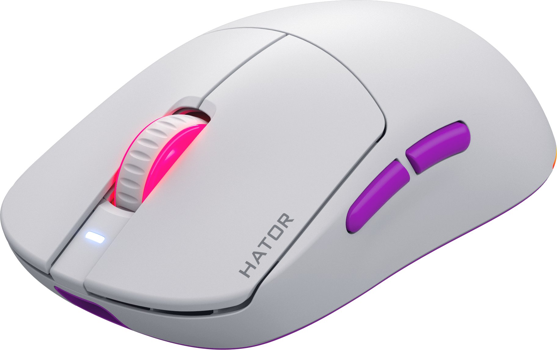 Mouse gaming Hator Quasar 3 Ultra 8K, wireless, i bardhë