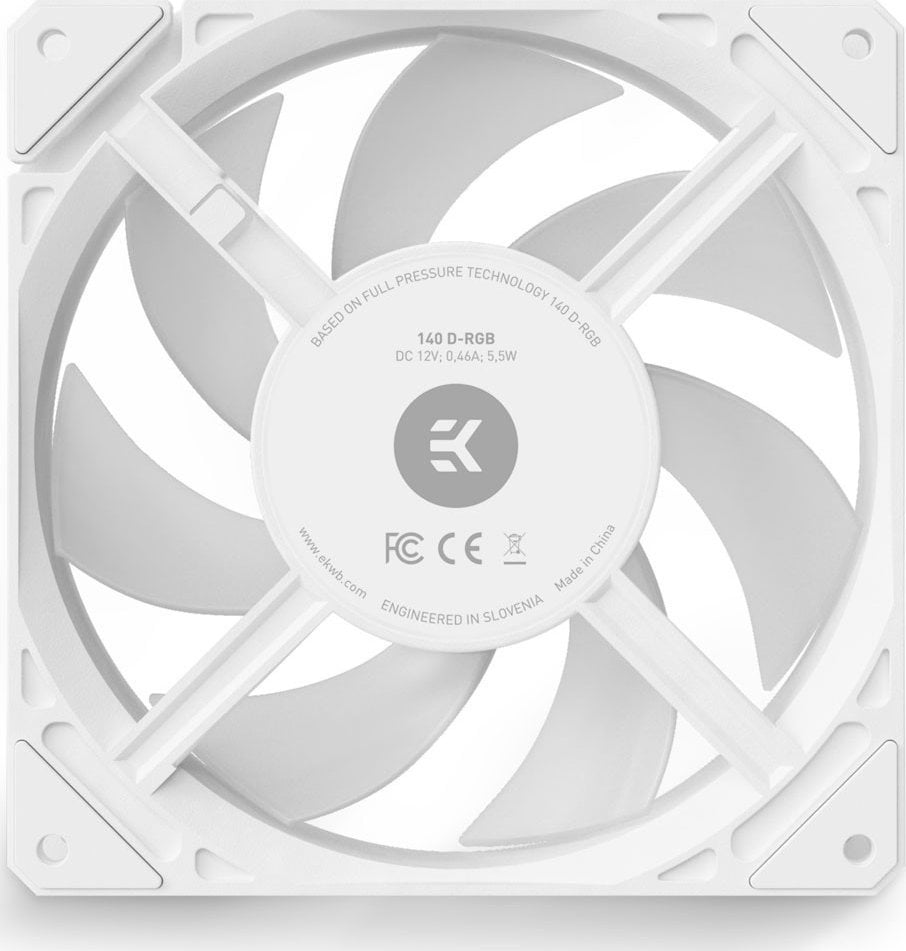 Ftohës EKWB EK-Loop FPT 140 D-RGB, 140 mm, i bardhë