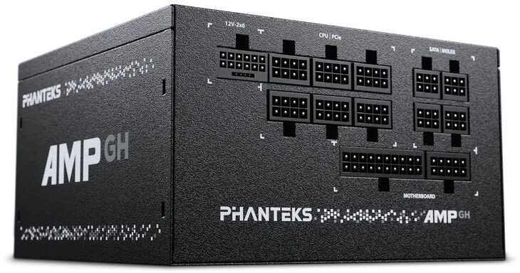 Напојување за компјутер Phanteks AMP GH V2, 1000W, 80 Plus Platinum, црно