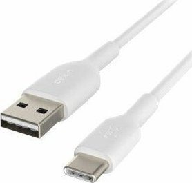 Adapter USB A në USB C Belkin CAB001bt0MWH, 15cm, i bardhë