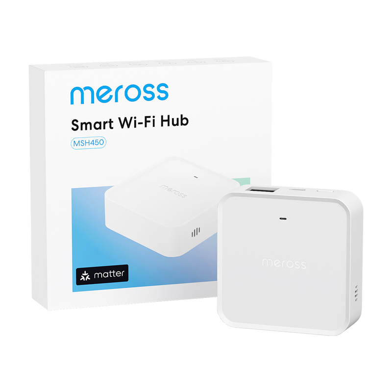Qendër Meross MSH450MA WiFi Gateway, Matter, Ethernet, e bardhë