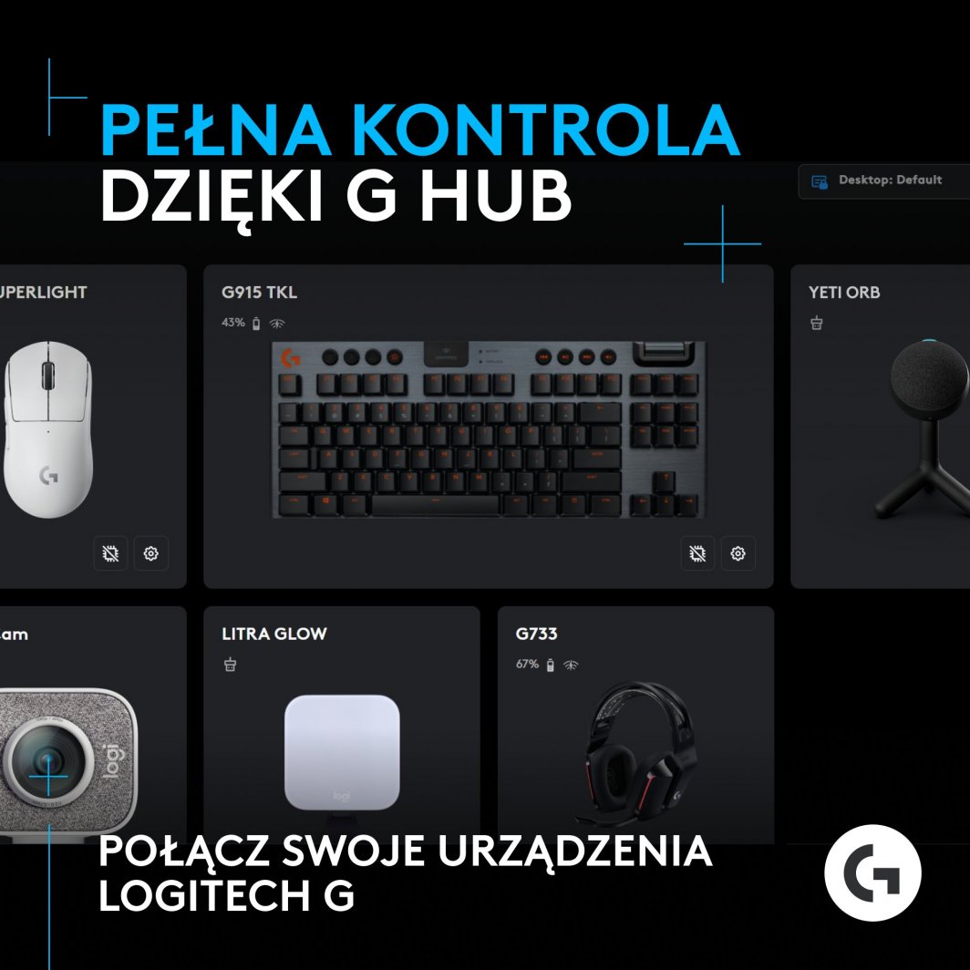 Mikrofon Logitech G Yeti Orb, i zi