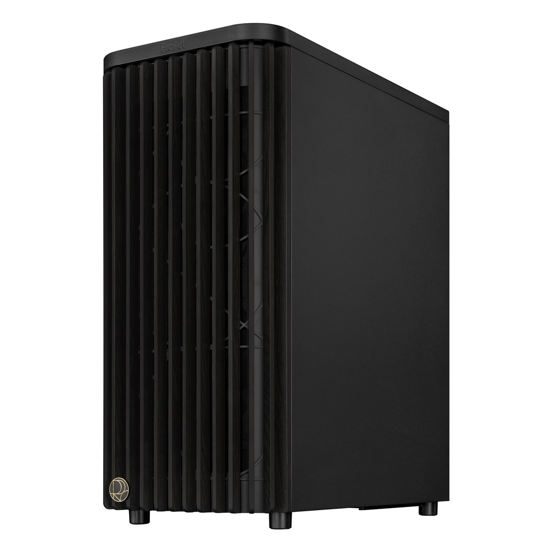 Kuti PC ASUS ProArt PA401 Wood Edition, Mid Tower, xham i temperuar, e zezë