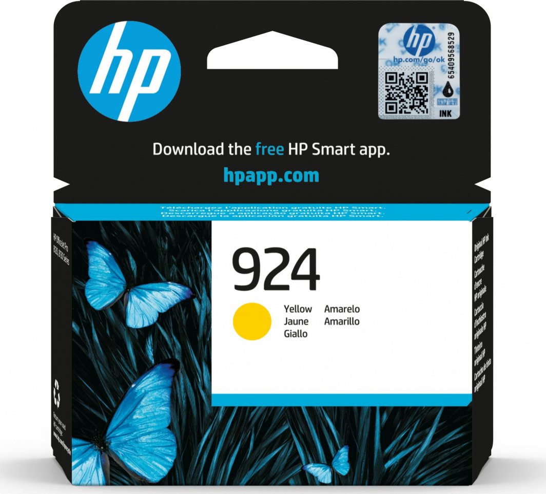 Ngjyrë printeri HP 924, e verdhë