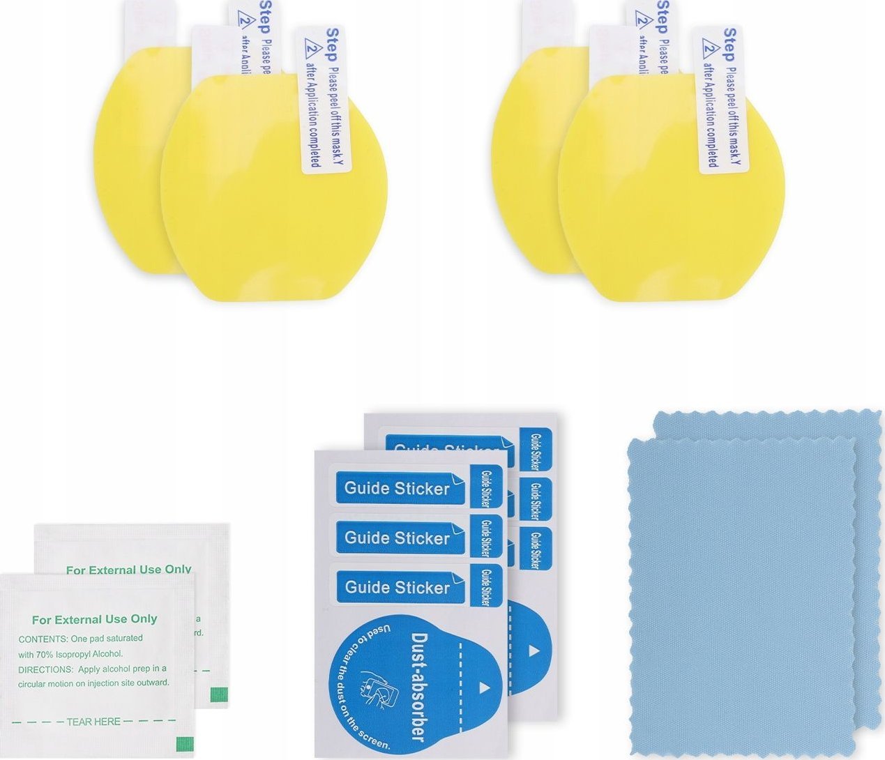 Mbulesa mbrojtëse për syze VR HiFylux PS VR2, set 4 copë, e zezë