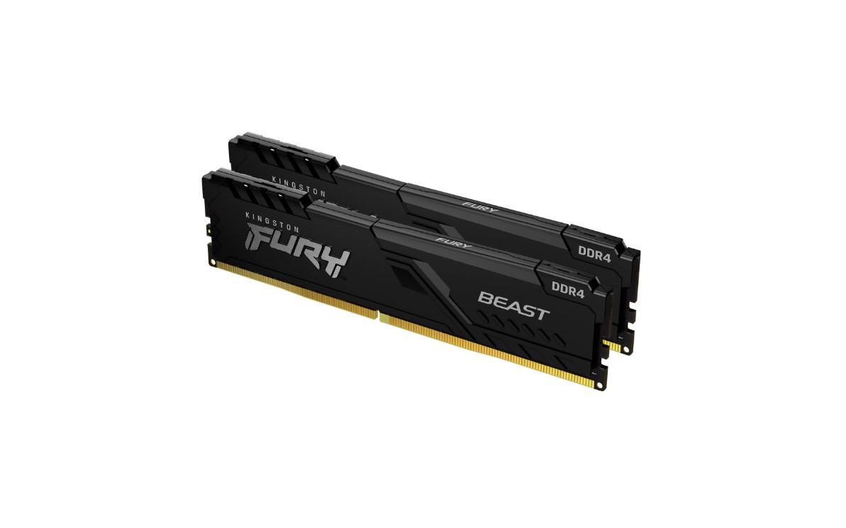 Memorie RAM Kingston FURY Beast, 64GB DDR4, 3600MHz CL18, për desktop