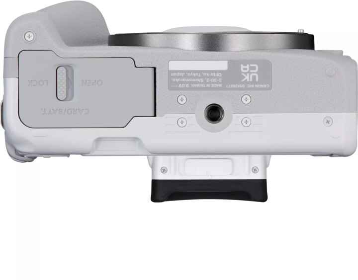 Kamerë Canon EOS R50, e bardhë + RF-S 18-45 IS STM