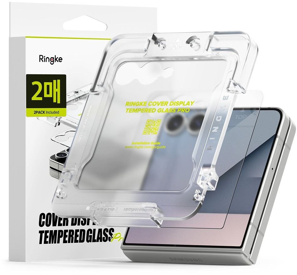 Xham mbrojtës Ringke Cover Display Pro, Galaxy Z Flip 7, 9H, transparent