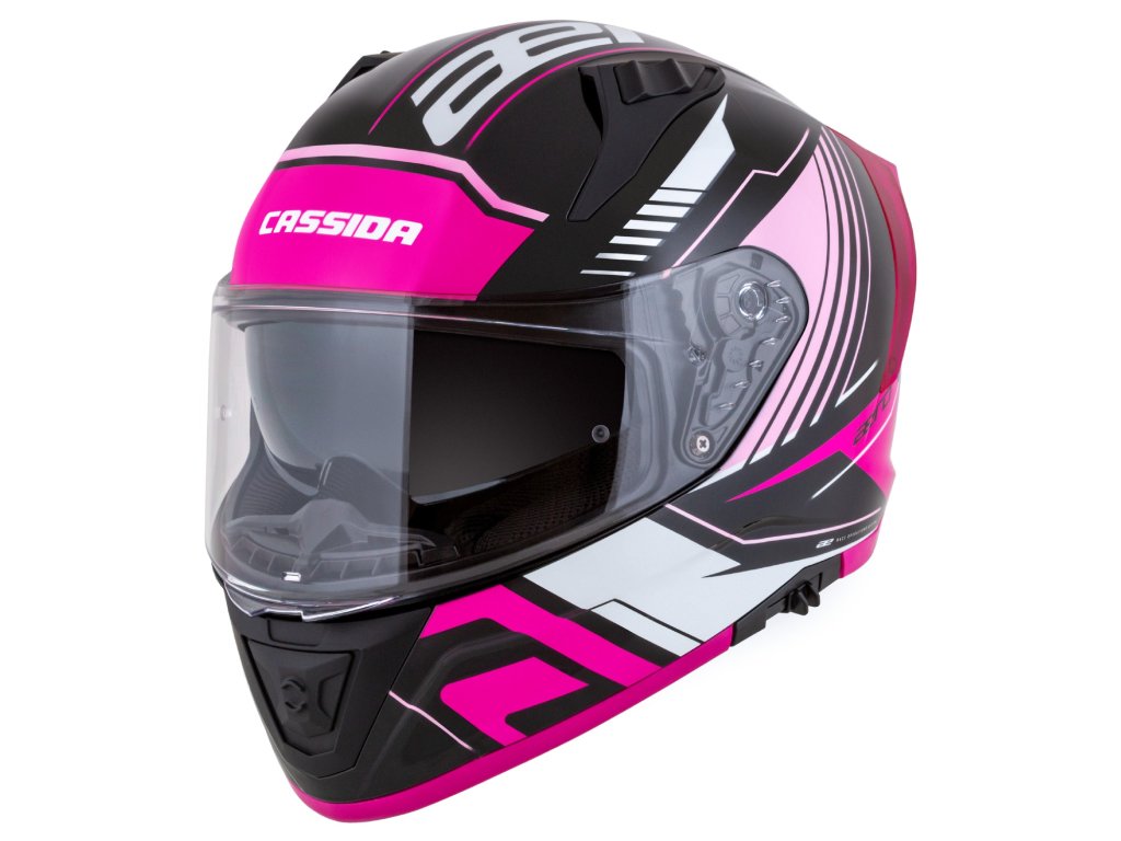 Helmetë moto Cassida Aero Drome 1870, full face, polikarbonat, e zezë
