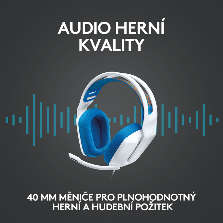 Kufje Logitech G335, të bardha