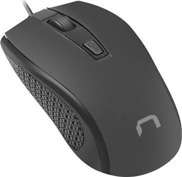 Maus Natec Hoopoe, me kabllo, USB, i zi