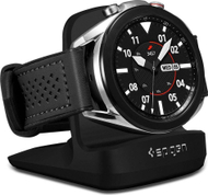 Mbajtëse ore smart Spigen S352 Night Stand, për Samsung Galaxy Watch 3 dhe Watch 4, TPU, e zezë