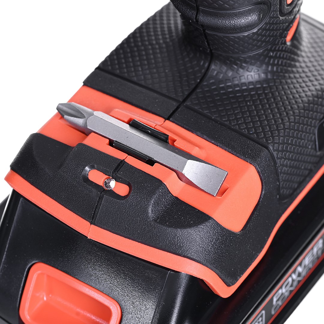 Trapano vidhosëse Black&Decker BDCDC18BAFC, 18V, 2x bateri 1.5Ah, portokalli