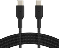 Kабел USB C Belkin CAB004BT2MBK, 2 m, плетен најлон, црн