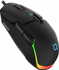 Mouse me kabllo Aqirys Lynx, 16000 dpi, i zi