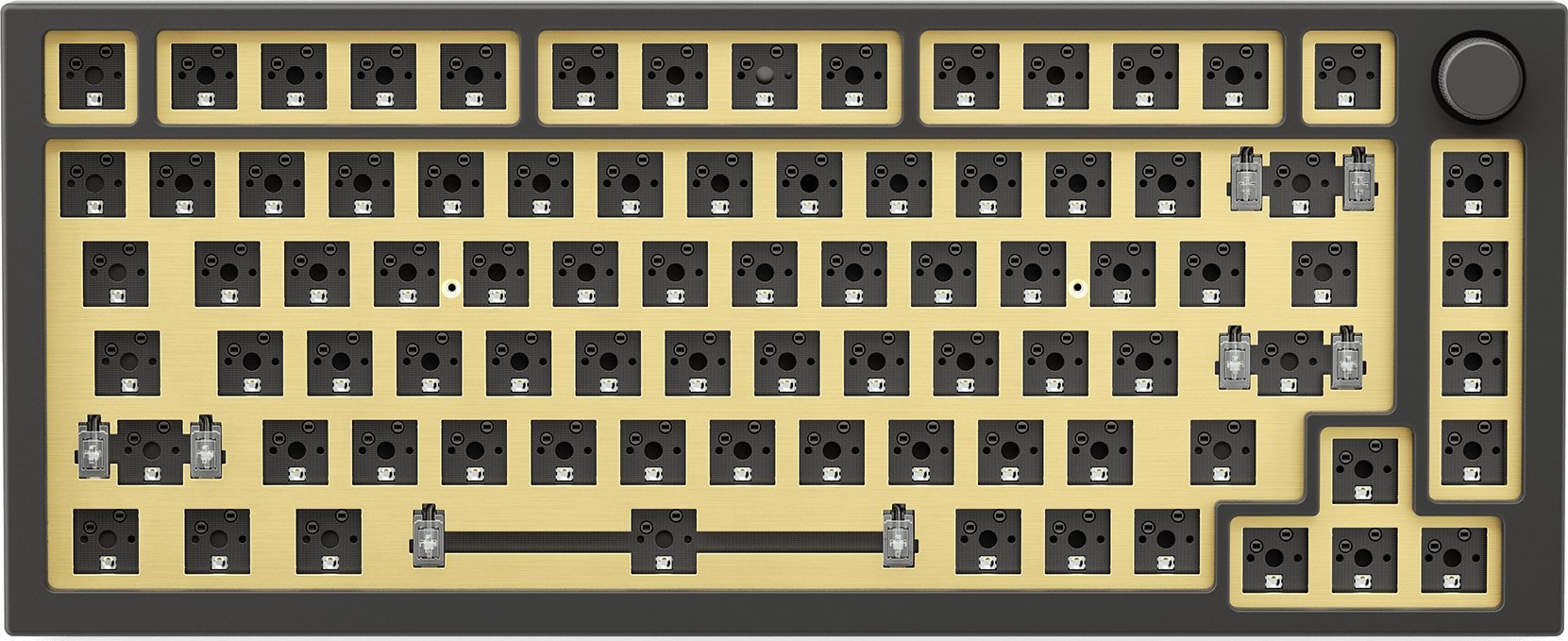 Pllakë switch për tastierë Glorious GMMK Pro 75, bronz, ISO, ngjyrë ari