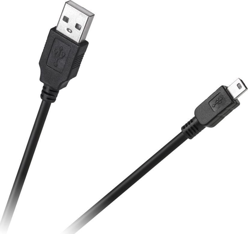 Kabllo USB Cabletech KPO3889-2, USB A në mini USB, 1.8m, e zezë