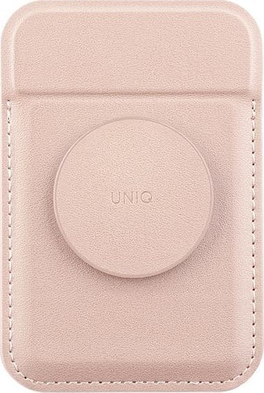 Магнетски паричник за телефон UNIQ Flixa, со држач и грип, Blush Pink