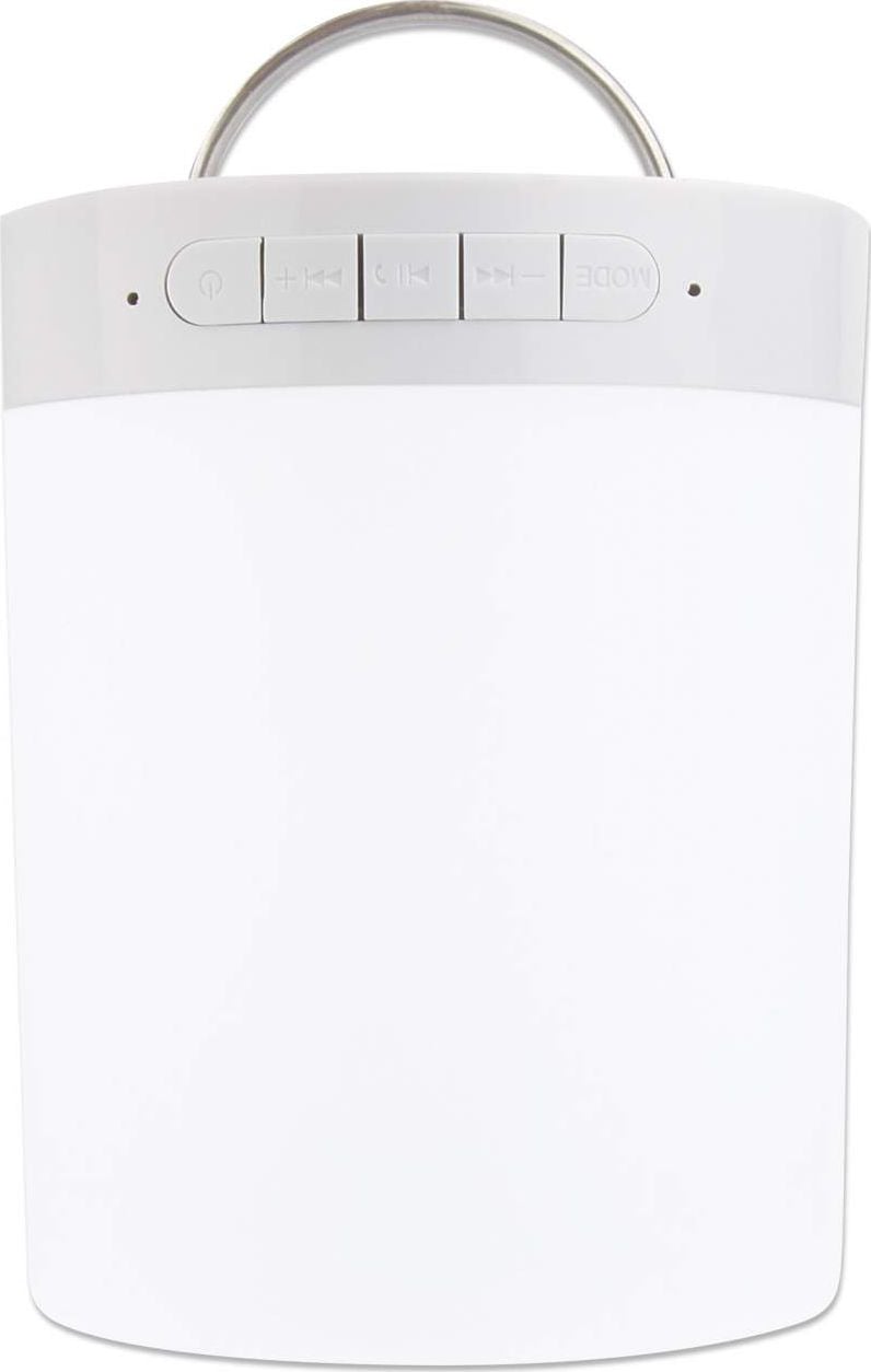 Altoparlant Bluetooth Sound Science LED, drita shumëngjyrëshe, portë 3.5mm, i bardhë