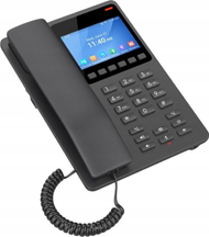 Хотелски телефон Grandstream GHP631, екран во боја, 2 SIP линии, црн