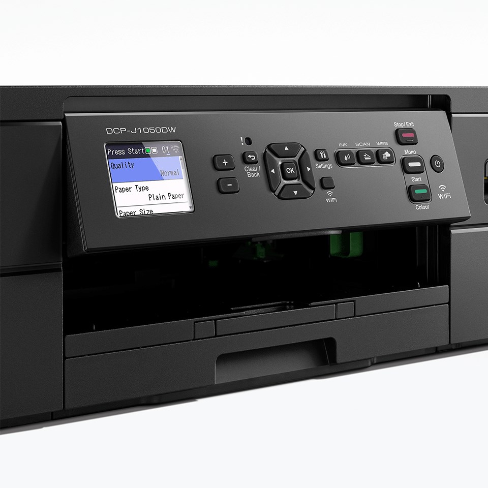 Печатач Brother DCP-J1050DW, A4, мултифункционален, црн