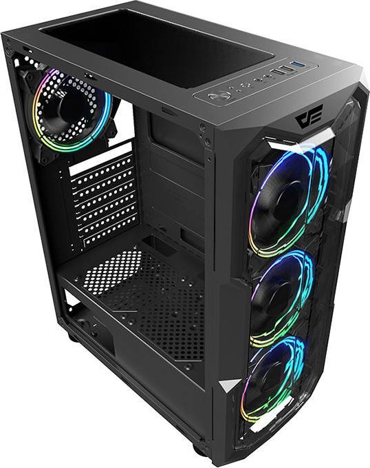 Kasë Darkflash Aquarius Acrylic, Midi Tower