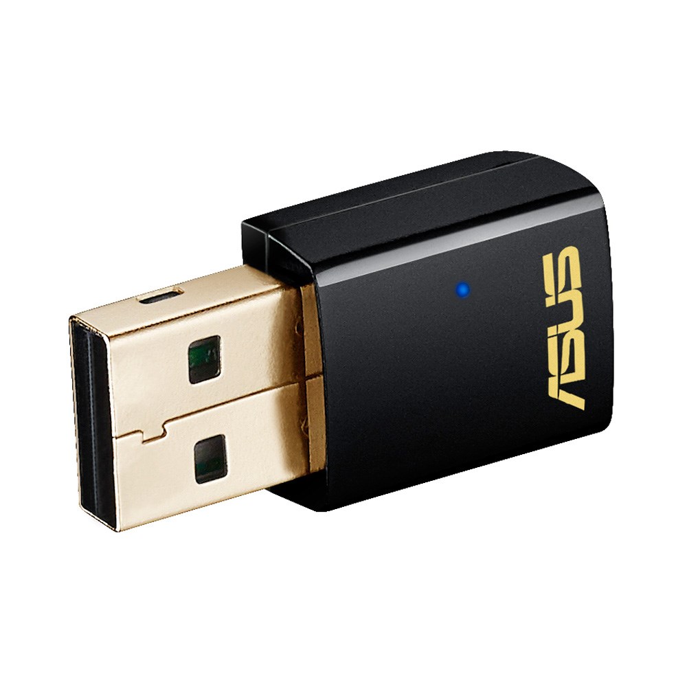 Përshtatës rrjeti ASUS USB-AC51 Dual-Band Wireless-AC600, USB, i zi