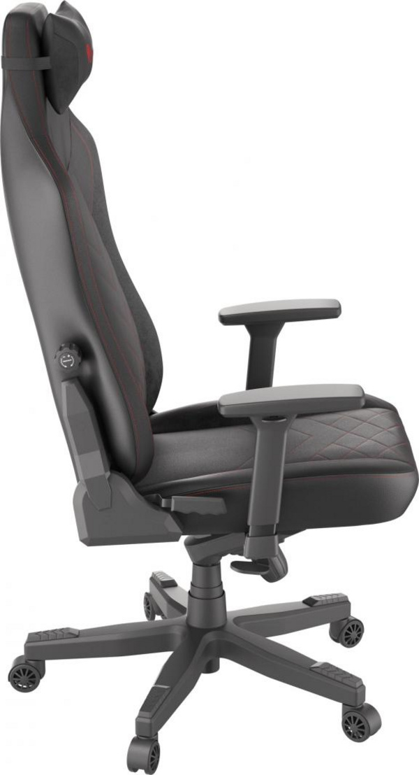 Karrige lojërash Genesis Nitro 890 G2, mekanizëm luhatjeje, bazë metalike, e zezë