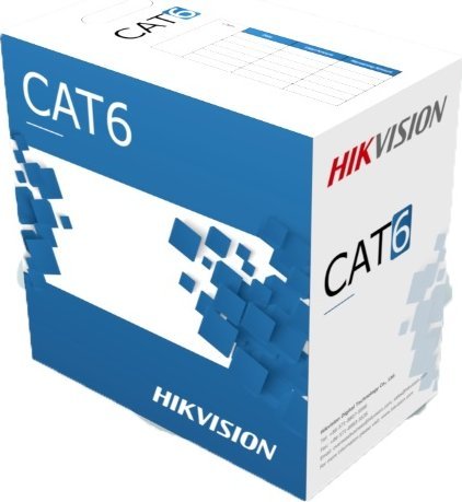 Kabllo rrjeti Hikvision Cat6, 23AWG UTP, 305m, i bardhë