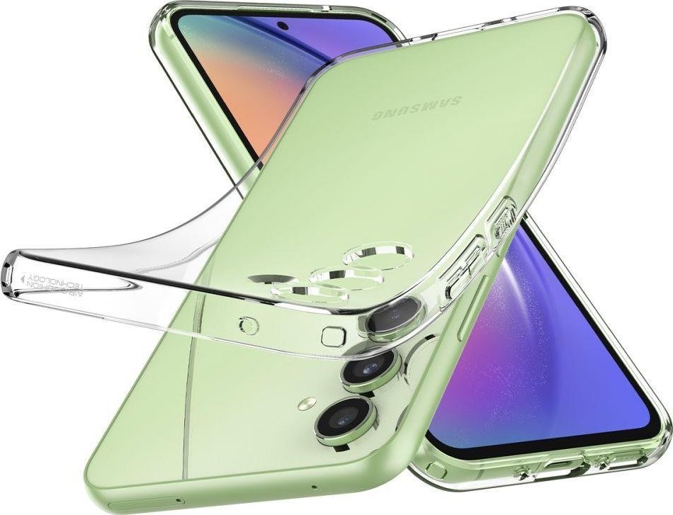 Mbrojtëse Spigen Liquid Crystal për Samsung Galaxy A54 5G, transparente