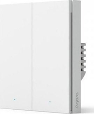 Ndërprerës inteligjent Aqara H1 WS-EUK02, ZigBee 3.0, çelës i dyfishtë, i bardhë