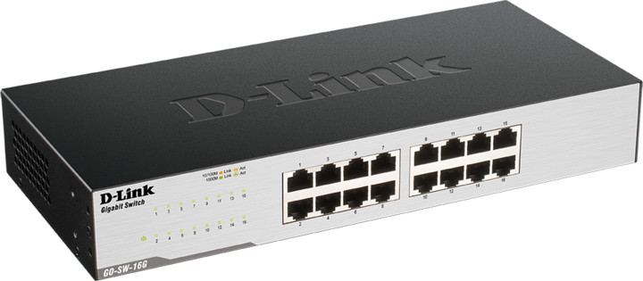 Switch D-Link GO-SW-16G / E, i zi