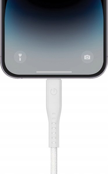 Kabllo Energea Cable Flow USB C në Lightning C94, 1.5m, 60W 3A PD, e bardhë
