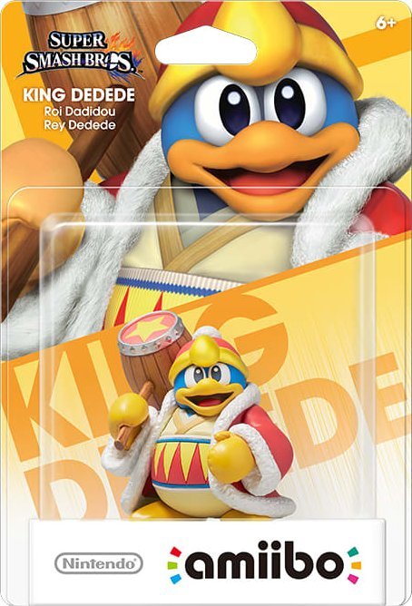 Figurinë Amiibo Nintendo Super Smash Bros King Dedede No.28, aksesor për konsola, shumëngjyrëshe