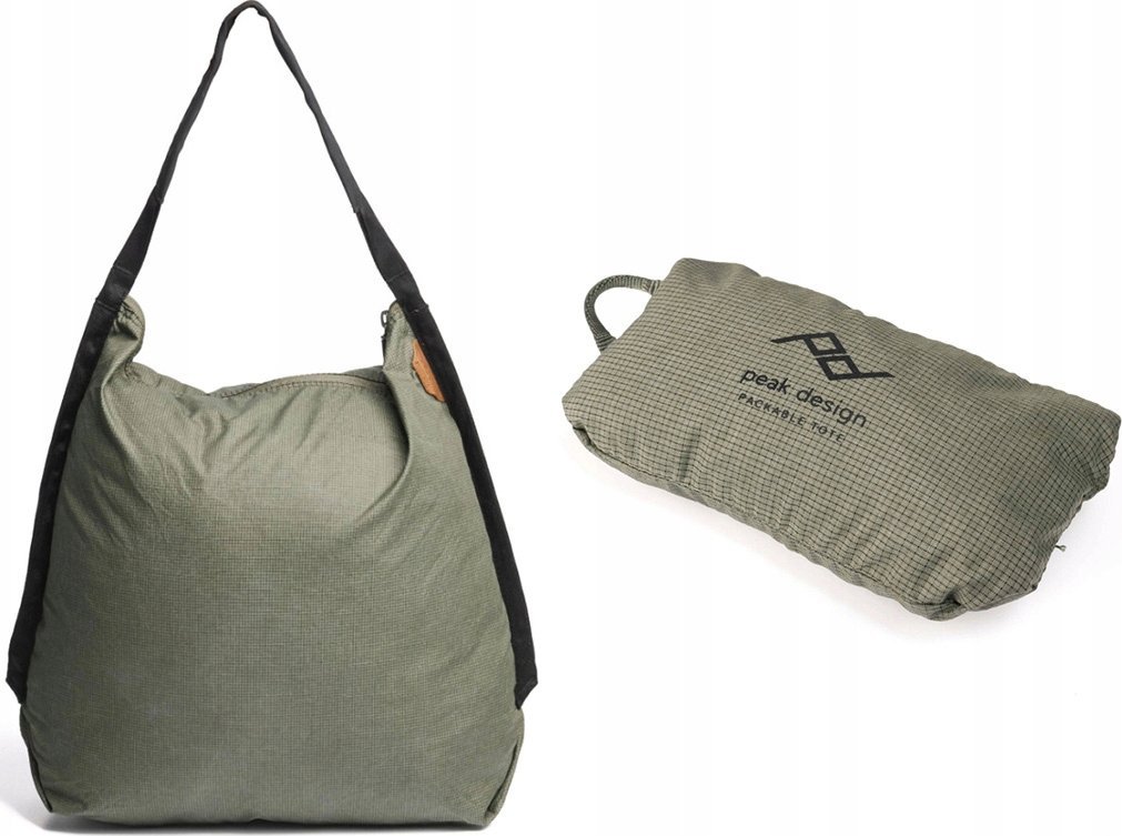 Тоте торба Peak Design Packable, преклопна, 80 g, боја зелена Sage