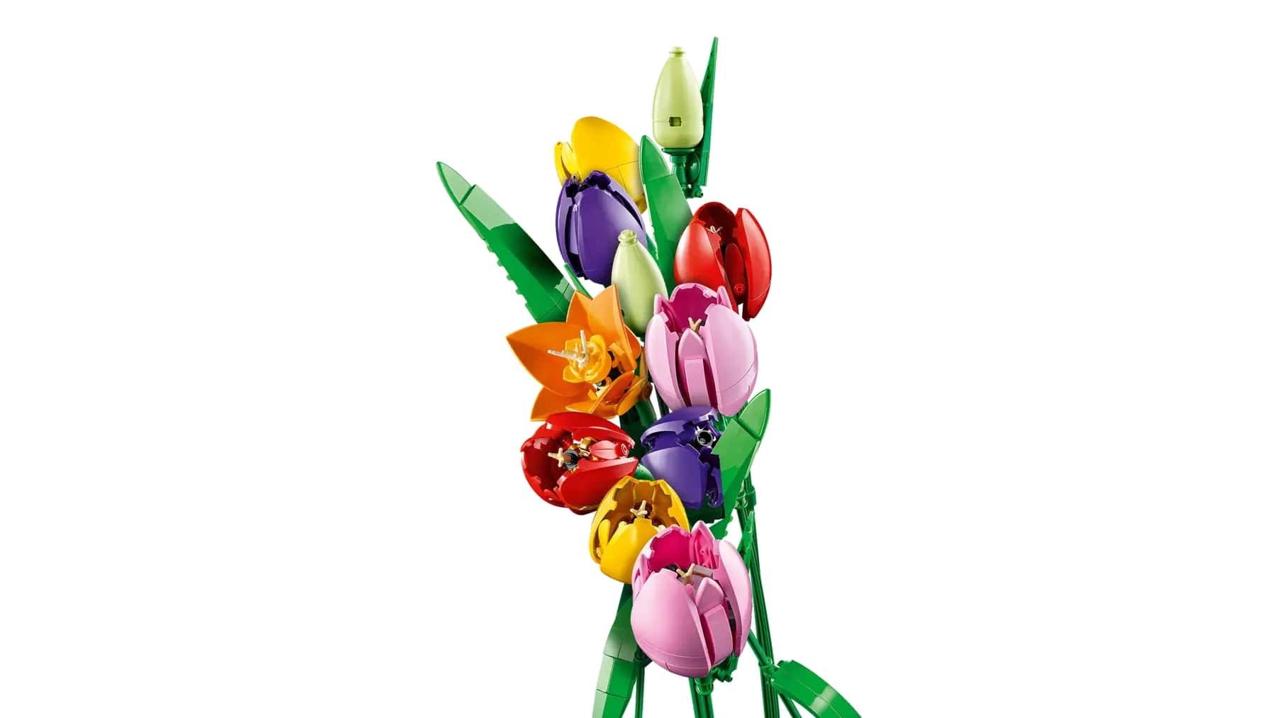 Set LEGO Tulip Bouquet 11501, buqetë dekorative, shumëngjyrëshe