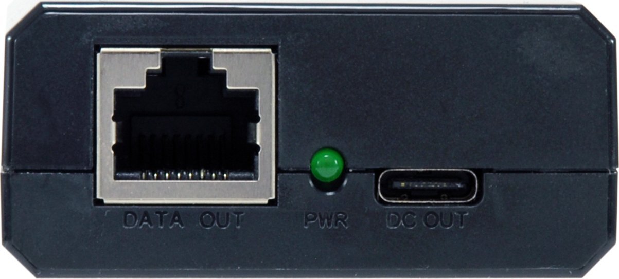 Ndarës PoE LevelOne GEP-2430, Gigabit, USB-C PD 3.0, i zi