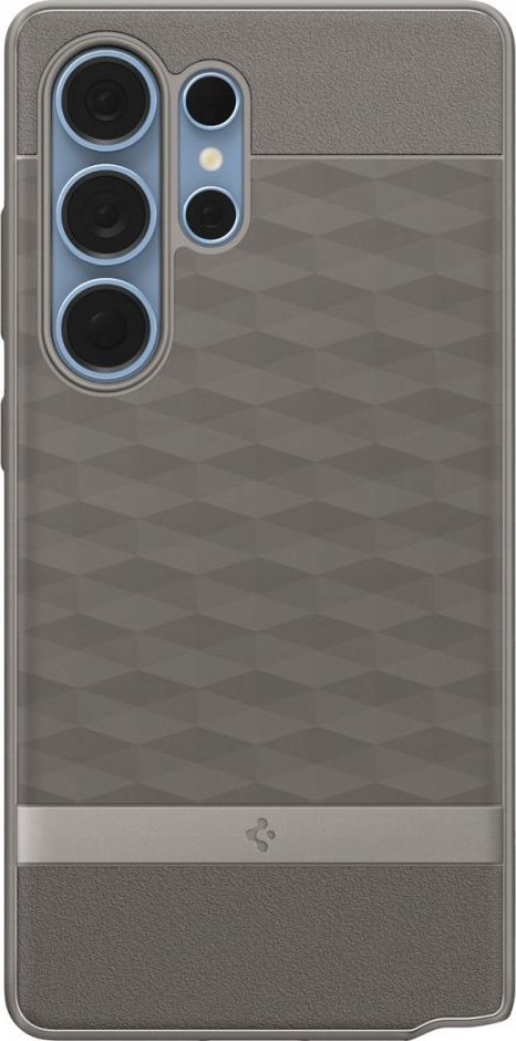 Mbulesë telefoni Spigen Parallax MagFit për Galaxy S25 Ultra, kompatibile me karikim wireless, gri