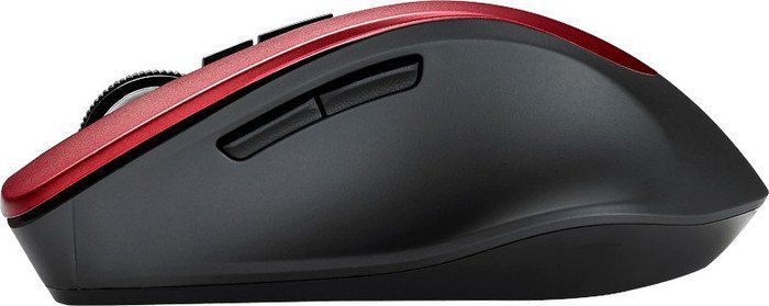 Maus Asus WT425, wireless, USB, i zi dhe i kuq