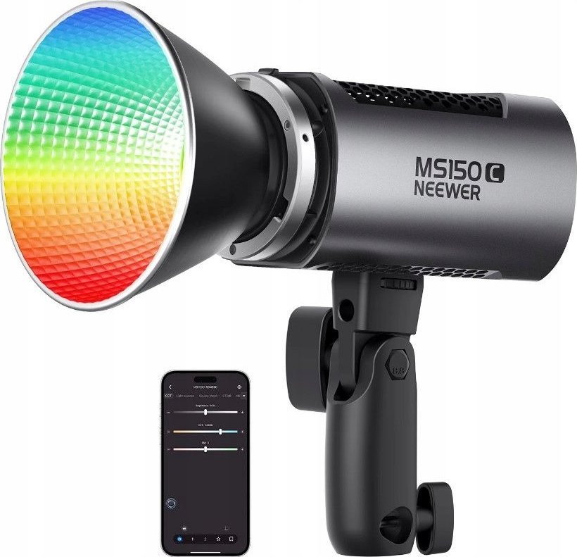 Ndriçues studio Neewer MS150C, LED RGB 150W, Bluetooth
