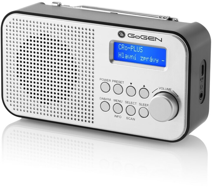 Radio GoGEN DAB 300 N, e argjendtë