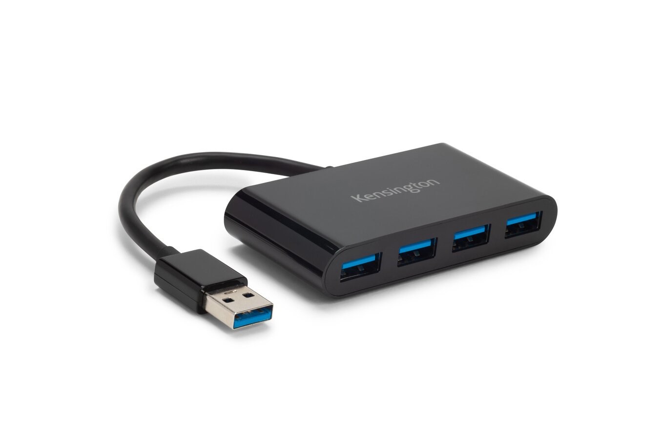 Qendër USB Kensington UH4000, 4 porte, USB 3.0, e zezë