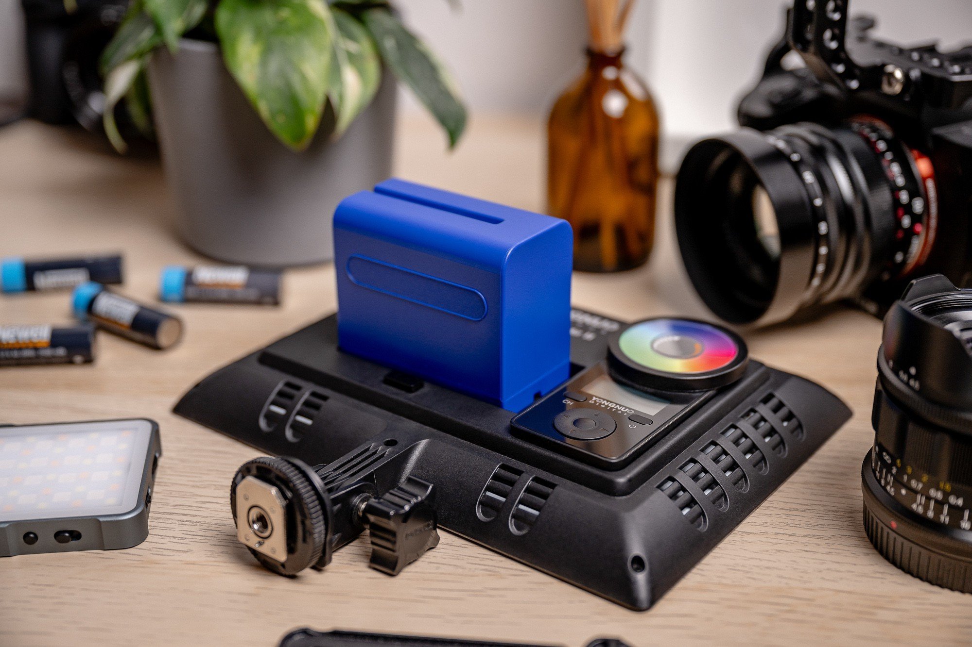 Bateri Newell SupraCell Protect NP-F970, për Sony, kapacitet i lartë, blu