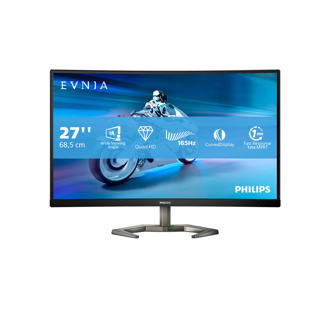 Monitor lojërash Philips Momentum 27M1C5500VL, 27", QHD, i zi