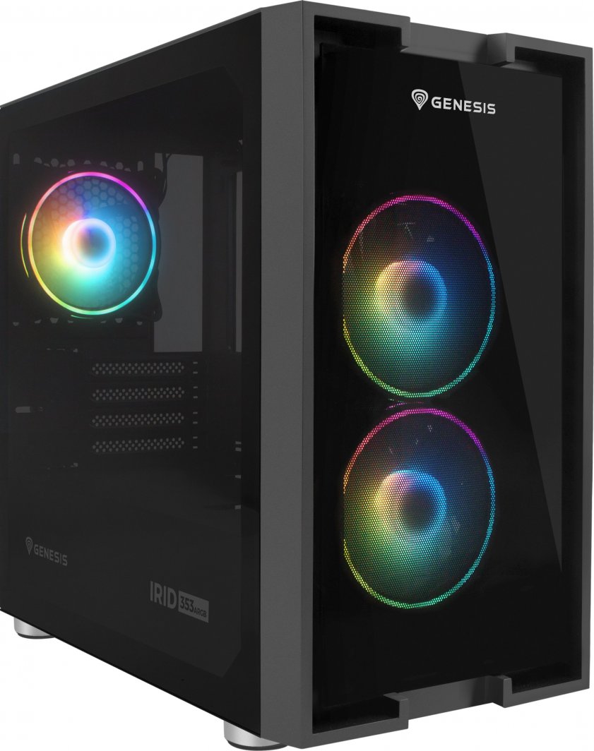 Куќиште за компјутер Genesis Irid 353 ARGB, Micro Tower