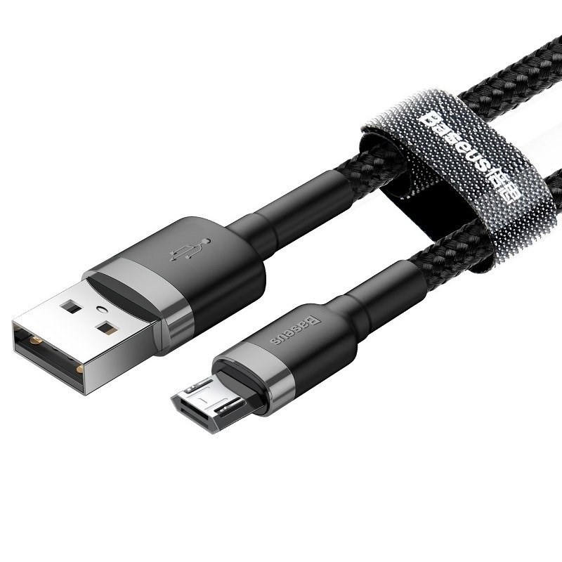 Kabllo Baseus, USB / Micro USB, 1 m, e zezë