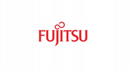 Logo Fujitsu origjinal, ngjitës, i kuq