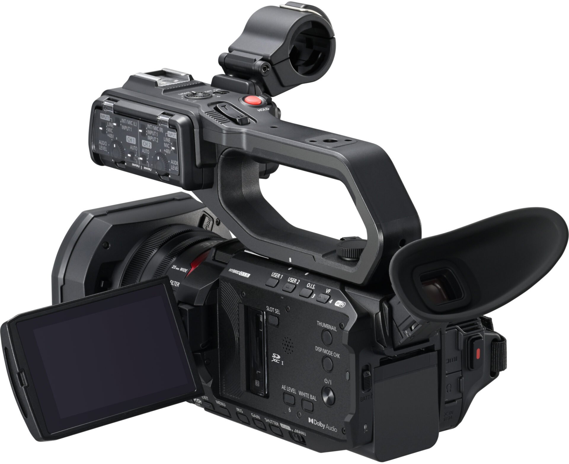 Kamerë dore Panasonic AG-CX18, 8.29MP MOS, Full HD, e zezë