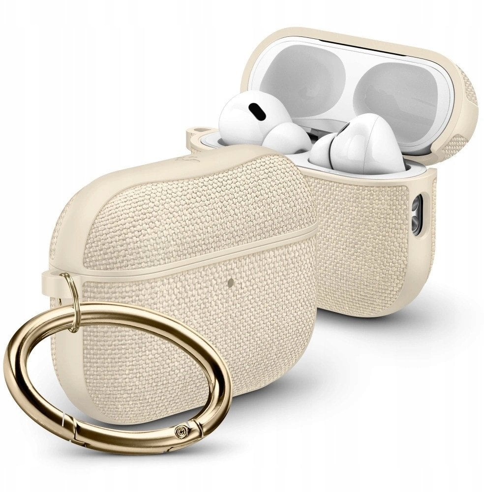 Mbulesë Spigen Urban Fit për Apple AirPods Pro 3, kasë mbrojtëse, bezhë